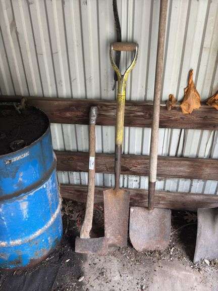 Assorted Shovels and Axe image