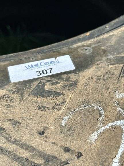 Two Large Tractor Tires - 20.8-38-34