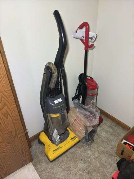 Eureka Whirlwind and Dirt Devil Power Express Upright Vacuums image
