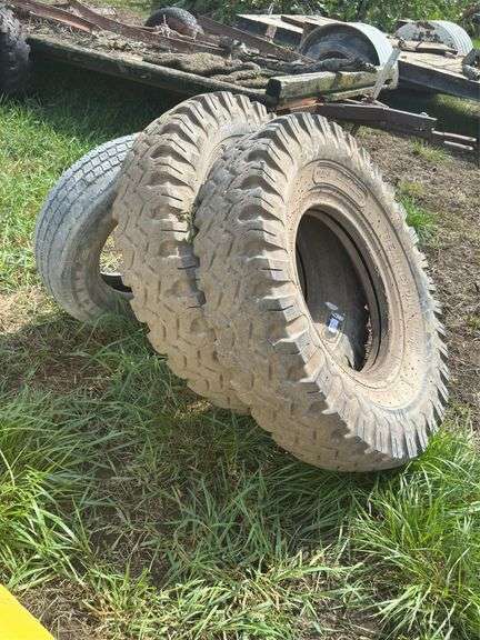 Lot of Assorted Farm Tractor and Vehicle Tires
