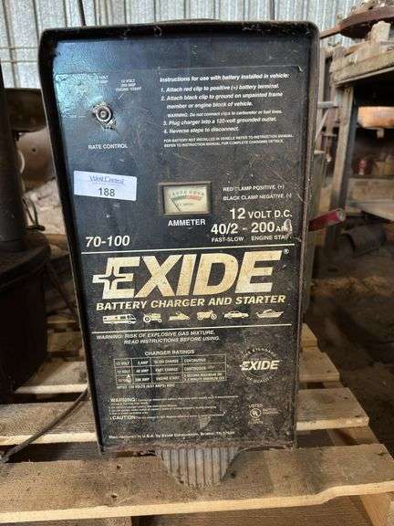 Exide 70-100 Battery Charger and Starter