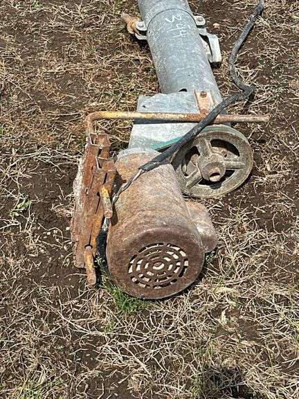 Grain Auger with Electric Motor