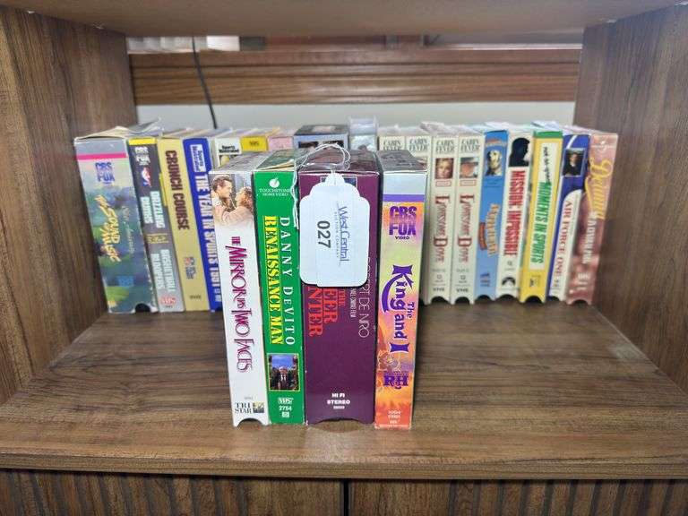 Lot of Assorted VHS Tapes - Titanic, Lonesome Dove, Air Force One image