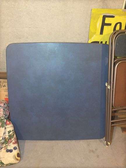 Collection of Folding Chairs and table
