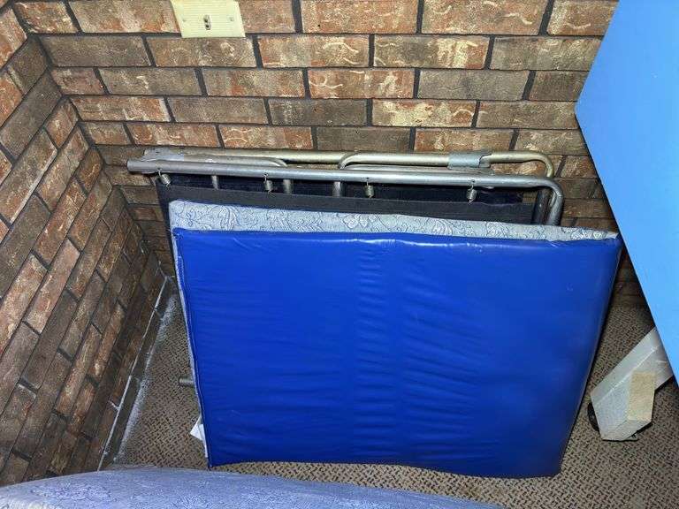 Folding Cot Frame and Mattress