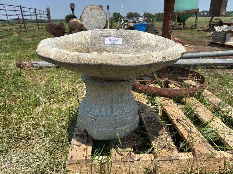 Concrete Bird Bath image