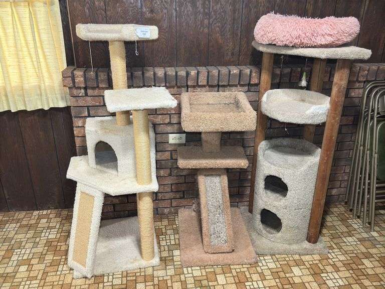 Group of Three Cat Trees image