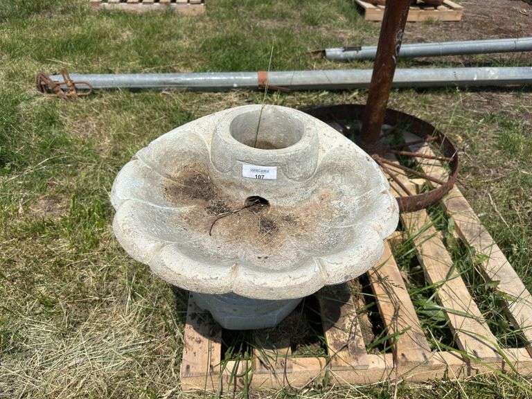Concrete Bird Bath