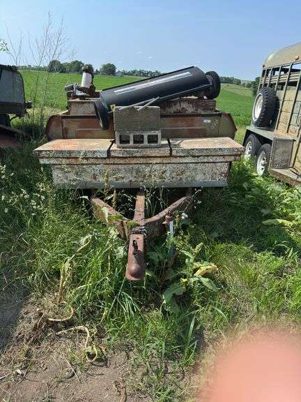 Dodge Truck Bed Trailer with Fuel Tank and Toolboxes, NO TITLE