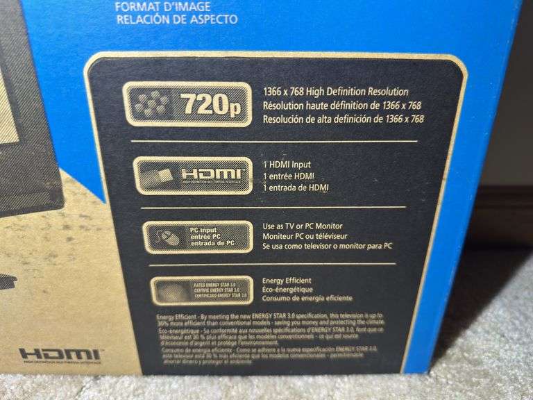 DyneX 19" LCD TV Model DX-L19-10A