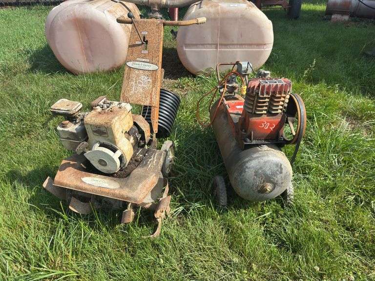 Towne & Country Tiller and Portable Air Compressor image