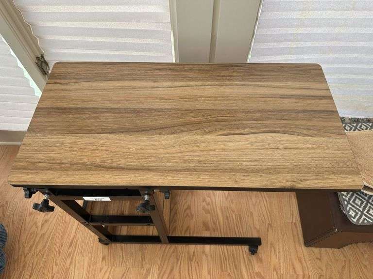 Adjustable Rolling Craft or Laptop Table
