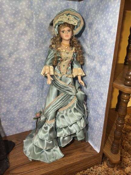 Two Collectible Porcelain Dolls