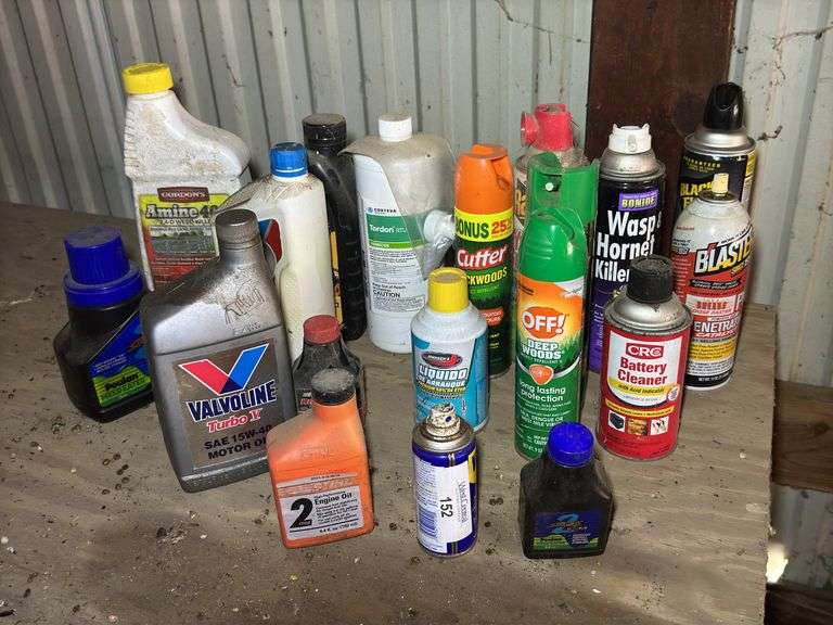 Assorted Automotive and Home Chemicals image