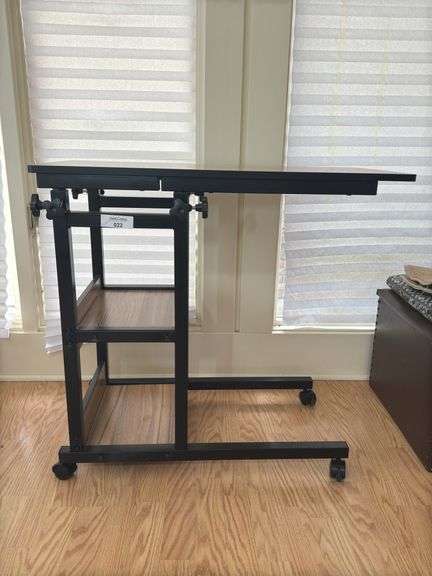 Adjustable Rolling Craft or Laptop Table image