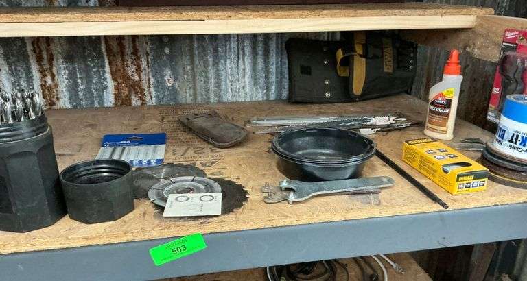 Collection of Tools and Workshop Supplies