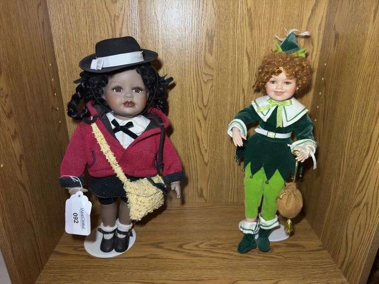 Pair of Porcelain Dolls image