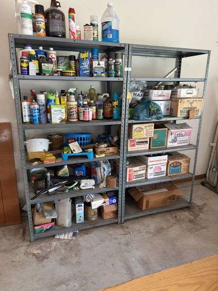Two Industrial Shelving Units image