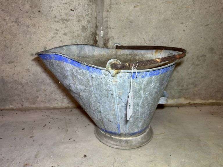 Galvanized Coal bucket image
