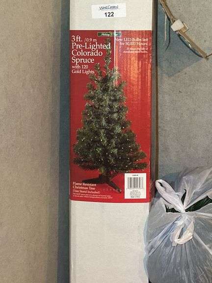 Christmas Holiday Decoration Lot: Trees, Wreaths, and More