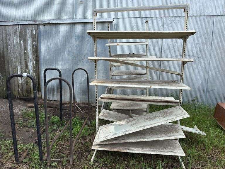 Large Retail Display Shelving Unit and firewood racks image