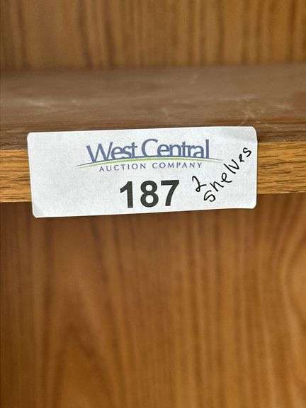 Pair of Wooden Bookcases or Shelving Units