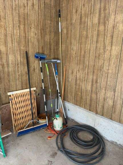Variety of Cleaning and Garden Tools image