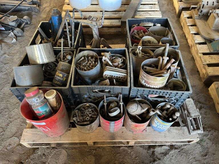 Assorted Bolts, Nuts, Jacks and Metal Parts image