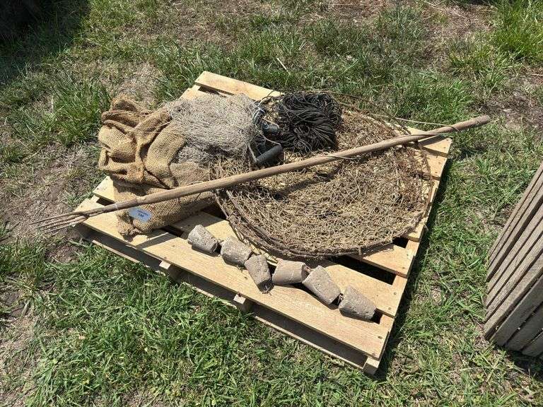 Wooden Fish Trap, Hoop Net, trammel net, and more