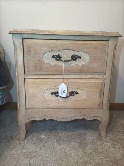 Wooden 2-Drawer Side Table/Nightstand image