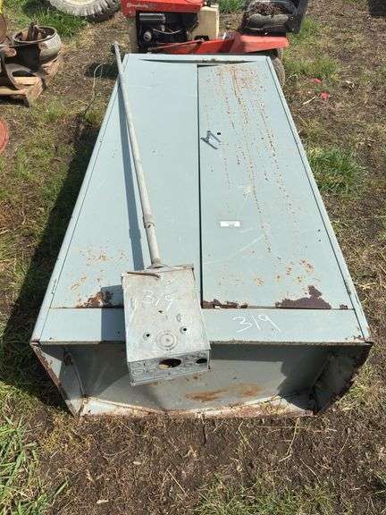 Large Metal Cabinet with Electrical Box with Disconnect image