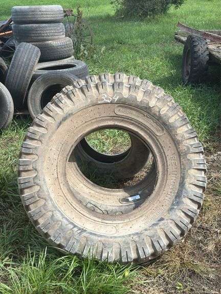 Lot of Assorted Farm Tractor and Vehicle Tires image
