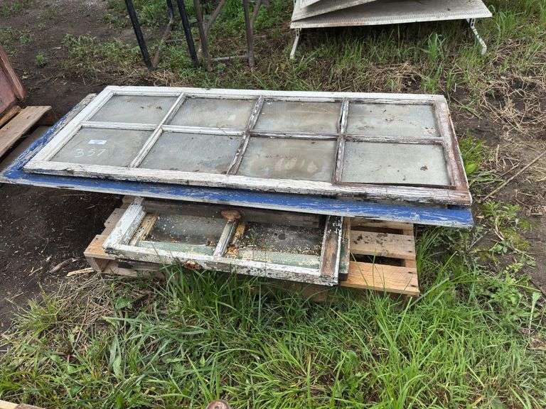 Lot of Old Window Panes image