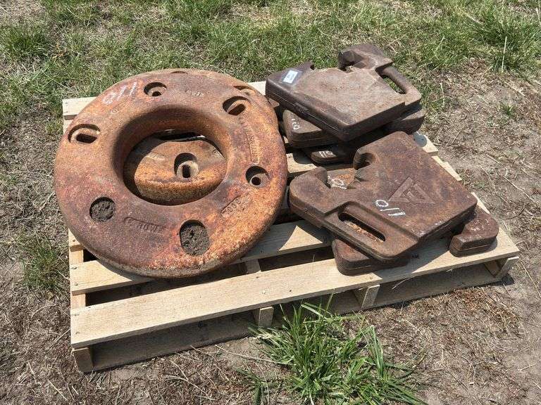 Allis Chalmers front weights and rear wheel weights image