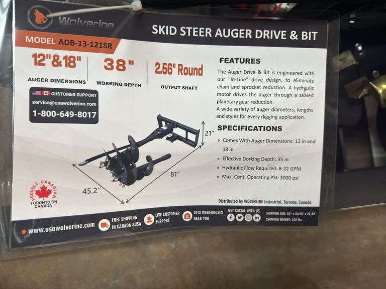 Auger Drive & Bit image