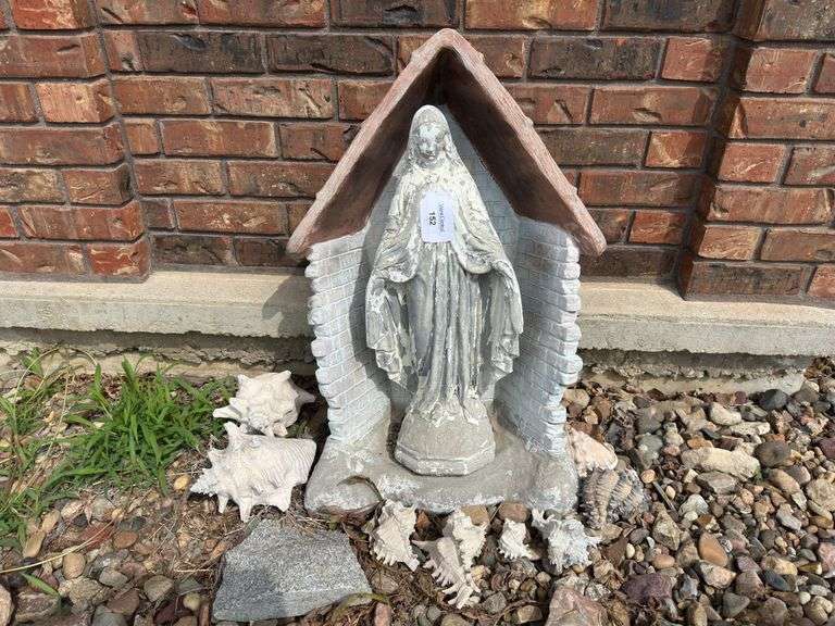 Religious Statue with Grotto image