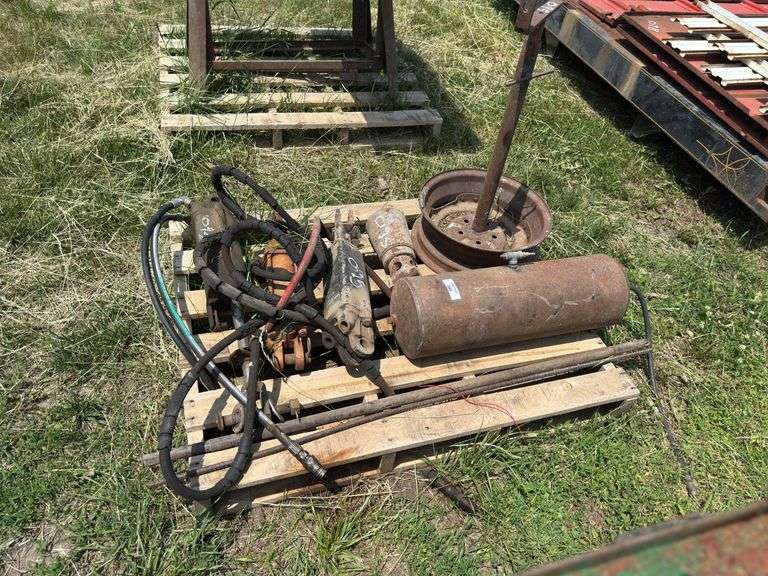 Assorted Hydraulic Components and Metal Parts image