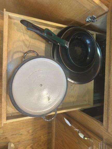 Le Creuset Dutch Oven and Frying Pans