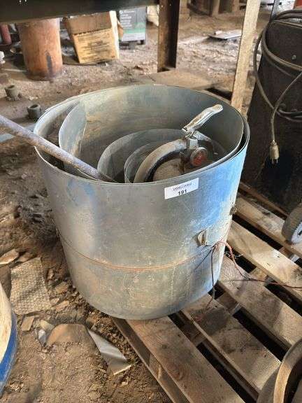 Sheet Metal and fire extinguisher image