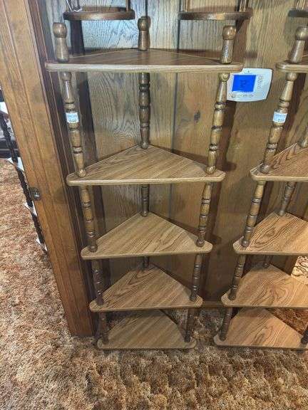 Wooden Corner Shelf