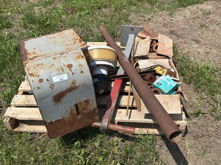 Assorted Metal Farm Parts and Components image