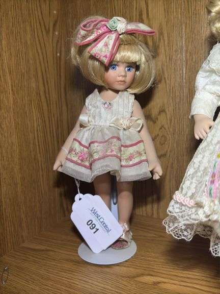 Set of 3 Porcelain Dolls