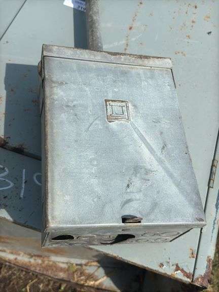 Large Metal Cabinet with Electrical Box with Disconnect