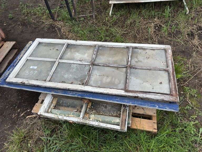 Lot of Old Window Panes