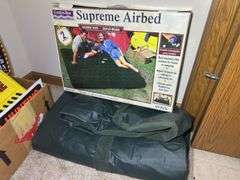 Fly Swatters, Air Bed, Traffic Sign, and Hunting Gear