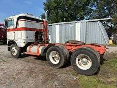 White Freightliner Cabover Tractor Truck