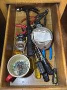 Drawers of Tools and Office Supplies