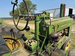 John Deere A with Power steering. 1951