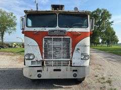 White Freightliner Cabover Tractor Truck