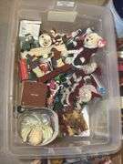 Mixed Lot of Holiday Decorations and Figurines